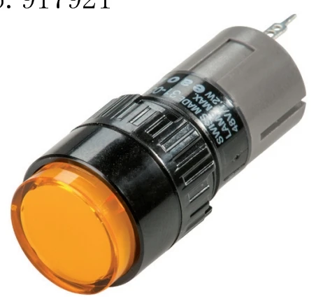 

[ZOB] 31-031.006 31-030.005 round shape Switzerland EAO button switch lights imported 16mm --2PCS/LOT