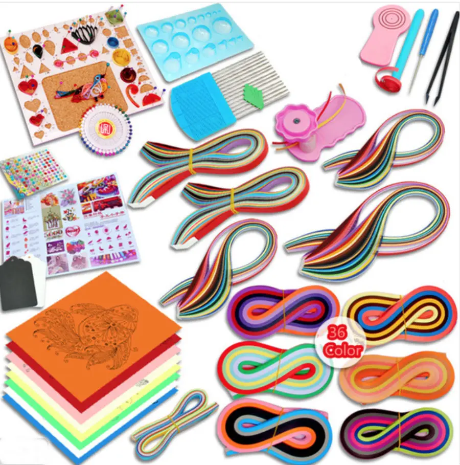 Full Quilling Paper Beginners Papercraft DIY Craft Rolling Tools Kit
