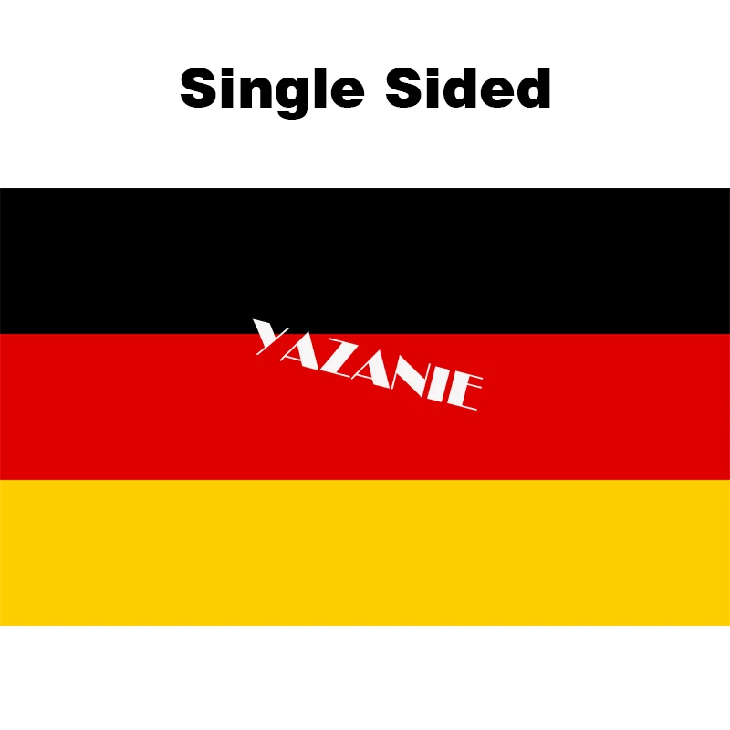 YAZANIE всех размеров Двусторонняя немецкая Deutschland Democratic Республика GDR флаг Восточный немецкий y баннер Орел с герба Германии эмблема Hawk флаг - Цвет: Single Sided