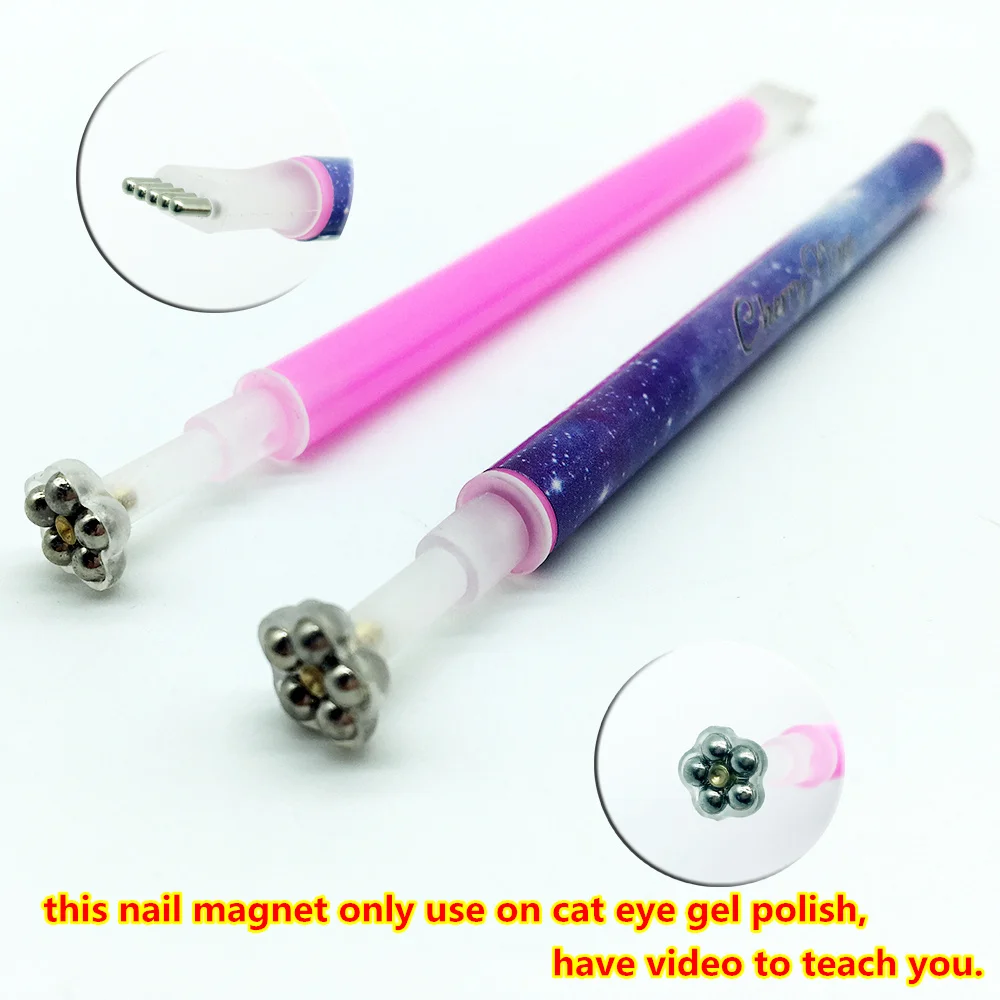 

New 1pcs Nail Art Tool Magnet Pen for DIY Magic 3D Magnetic Cats Eyes UV Gel Nail Polish Nail Art DIY Tools Cat Eye Magnet