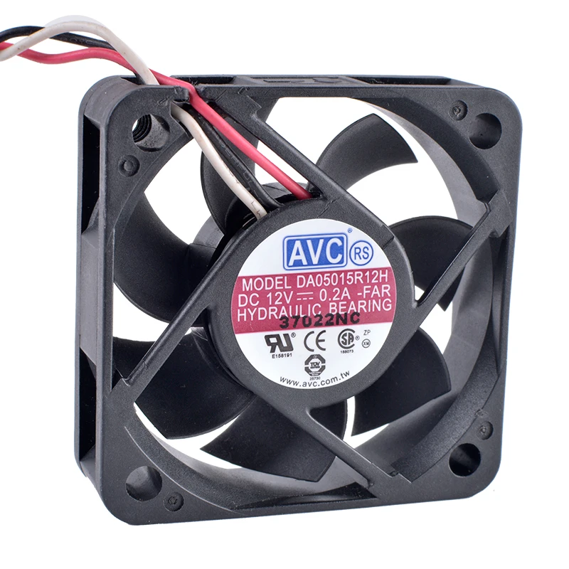COOLING REVOLUTION DA05015R12H 5cm 50mm fan 5015 12V 0.20A 3-wire air volume computer cooling | Компьютеры и офис
