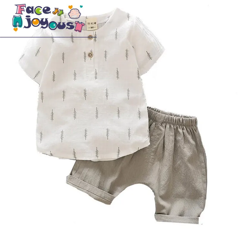 

2019 Children's Clothing Sets Summer Fashion Cartoon Baby Boys Sport Suits Kids Clothing Set Cotton T-shirts+Shorts