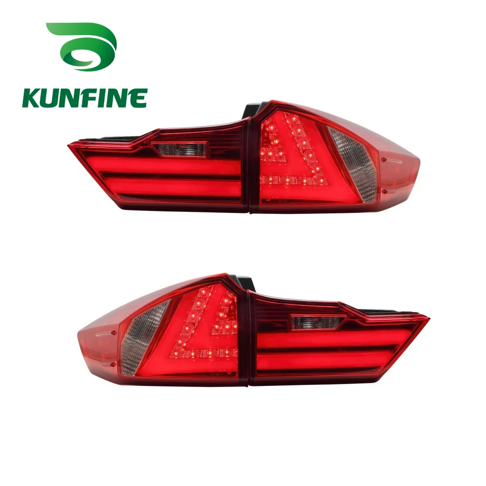 KUNFINE пара автомобиля задний блок освещения для Honda City светодиодный стоп-сигнал с поворотным сигналом