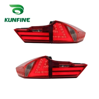 

KUNFINE Pair Of Car Tail Light Assembly For Honda City 2014 LED Brake Light With Turning Signal Light
