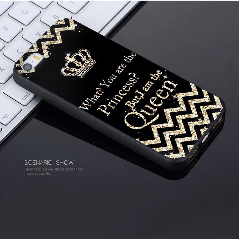MaiYaCa Queen crown king PRINCESS classic print Phone Accessories Case for Apple iPhone 8 7 6 6S Plus X 5 5S SE 5C Cellphones MaiYaCa Queen crown king PRINCESS classic print Phone Accessories Case for Apple iPhone 8 7 6 6S Plus X 5 5S SE 5C Cellphones