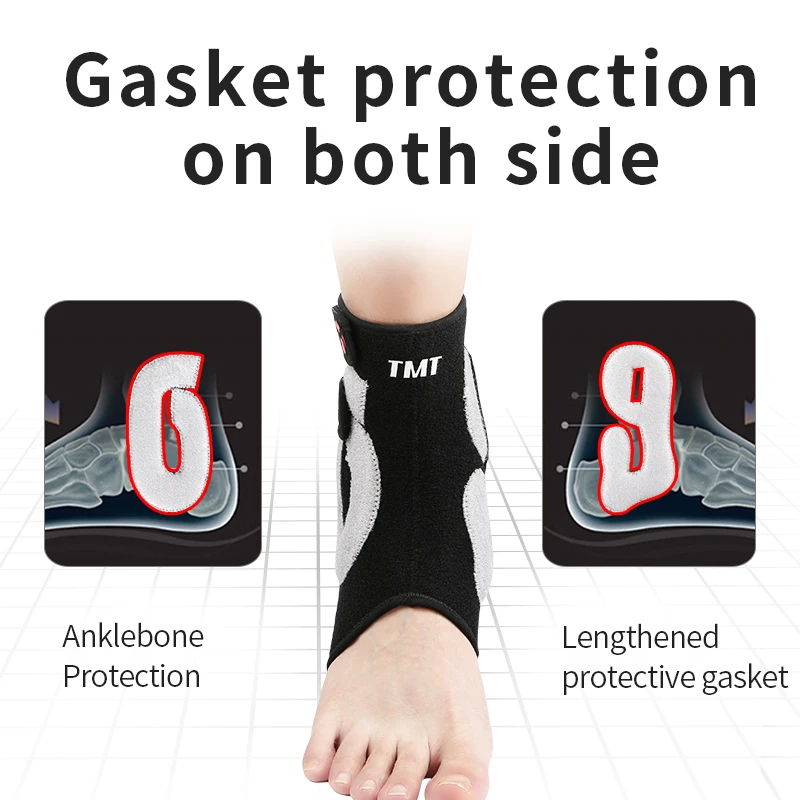 TMT фиксатор лодыжки баскетбол бадминтон анти растяжение лодыжки защита эластичная поддержка футбол компрессионная повязка Регулируемая Защита ног