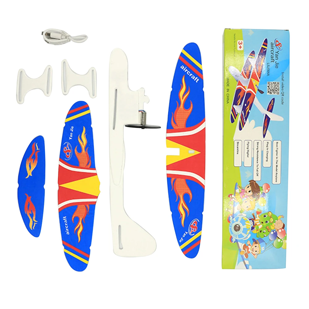 Детская креативная игрушка с дистанционным управлением самолет электрический