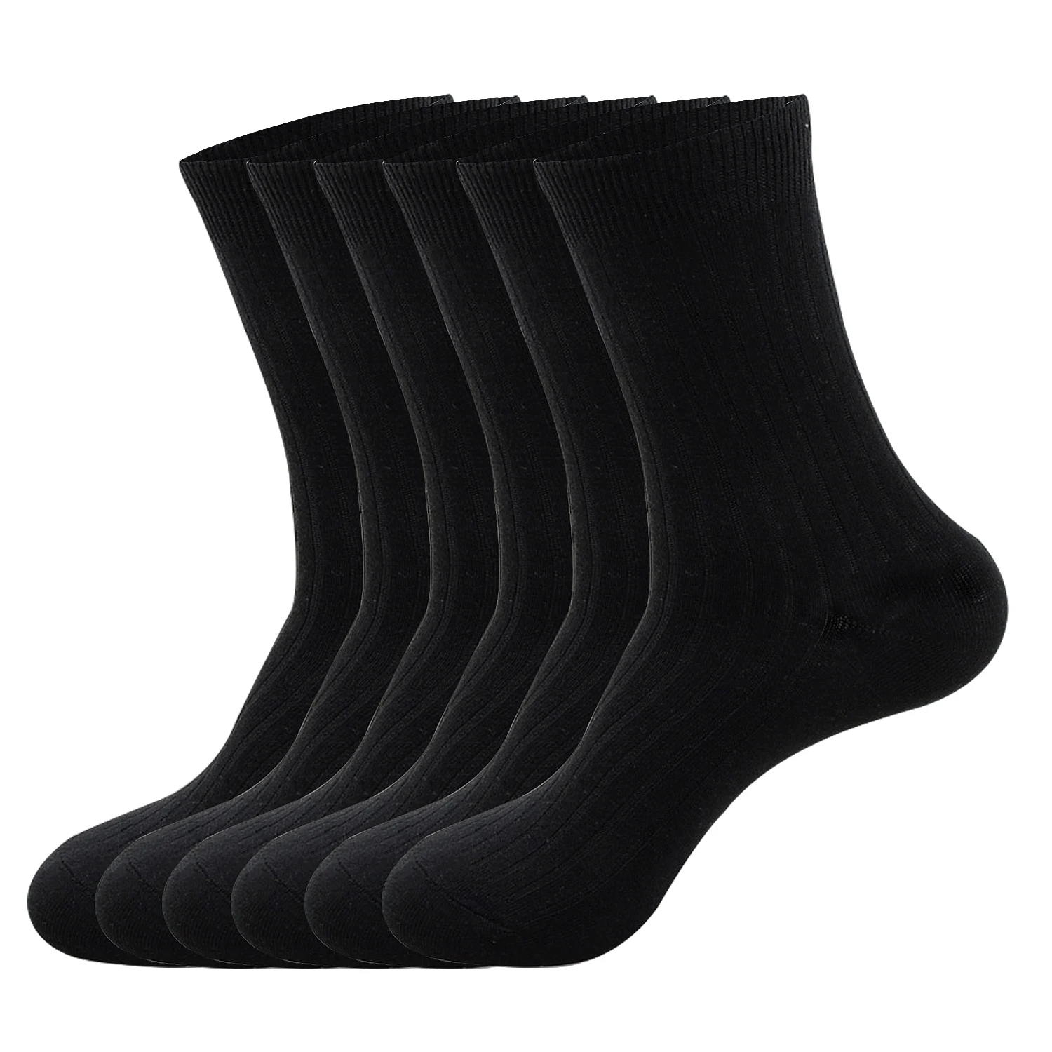 

6pcs=1 lot men socks black cotton socks lot Casual Standard