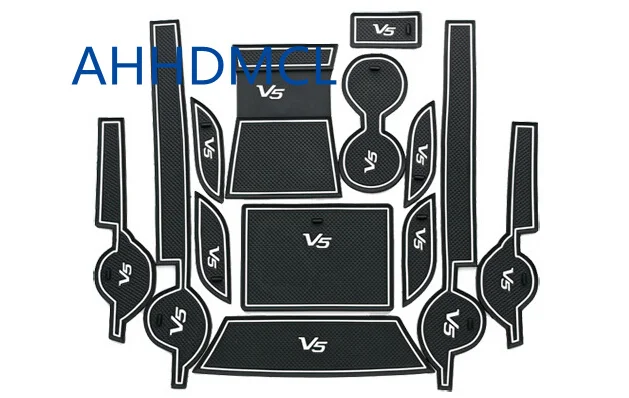 Автомобильный защитный щит от грязи подложки ворота слот чашки подлокотник для Противоскользящий коврик для Soueast линчжи V5 2012 2013