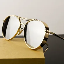 Ртуть, яркие линзы, поляризационные очки, Круглая Большая оправа, выглядит тонким стеклом, толстая сторона, многоцветные походные солнцезащитные очки для рыбалки