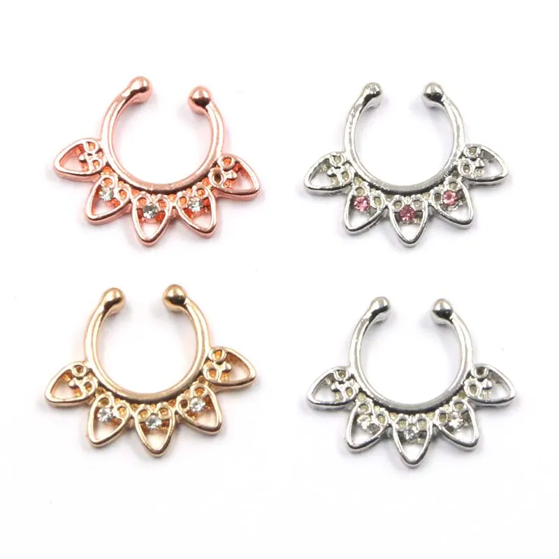 2016 Fashion nose ring Surgical Fake Nose Ring Hoop Ring Nose Body