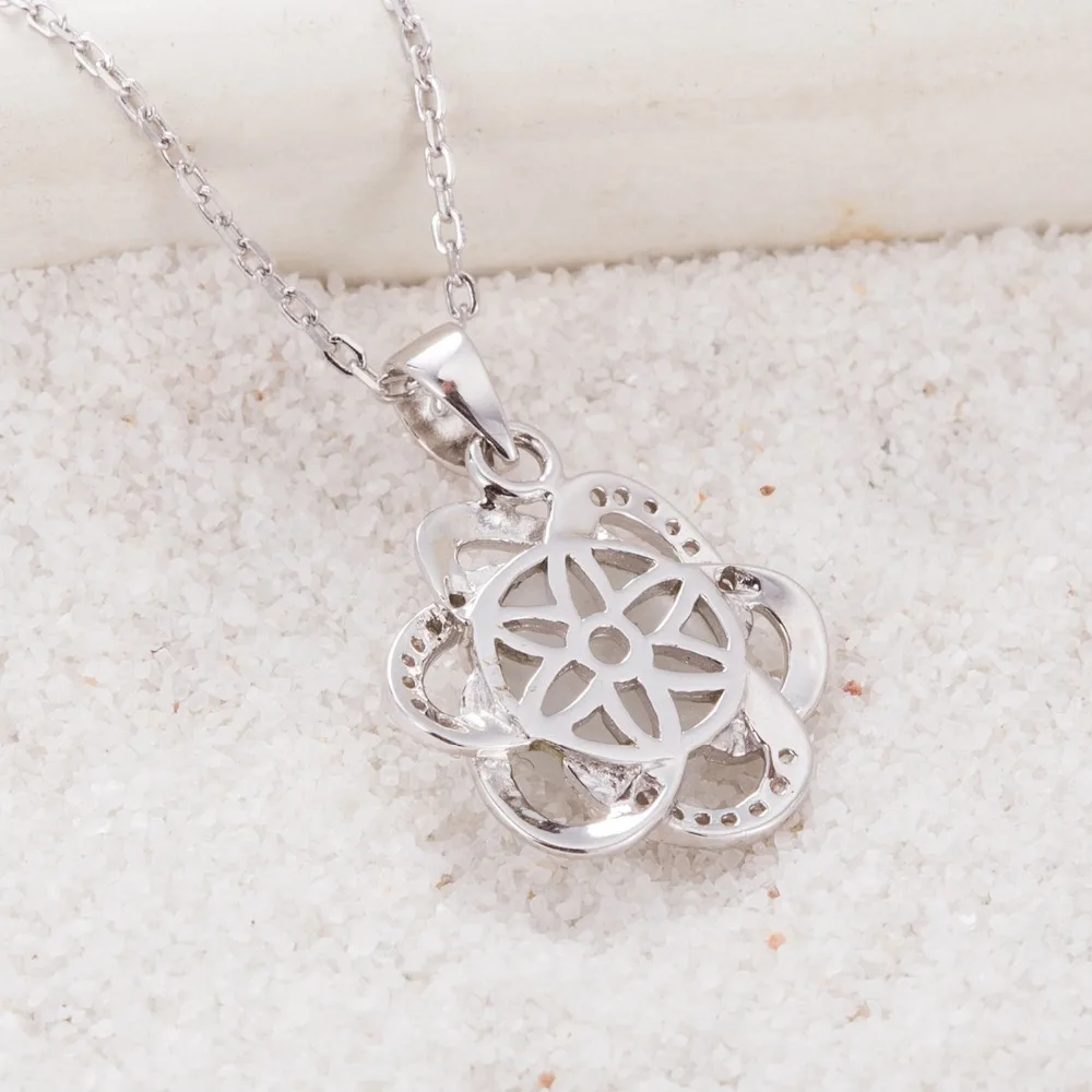 Wholesale Fashion Silver Opal Pendant Solid 925 Sterling Silver Pendant With White Opal&Zircon YH2012 Fine Jewelry