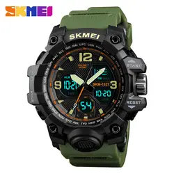 Новый Для мужчин s часы SKMEI Элитный бренд спортивные часы Для мужчин Водонепроницаемый Военная кварцевые наручные часы для мужчин