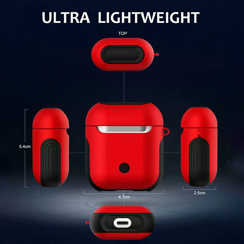 Беспроводные чехлы для наушников Bluetooth Apple AirPods чехол сумки защитный AirPod