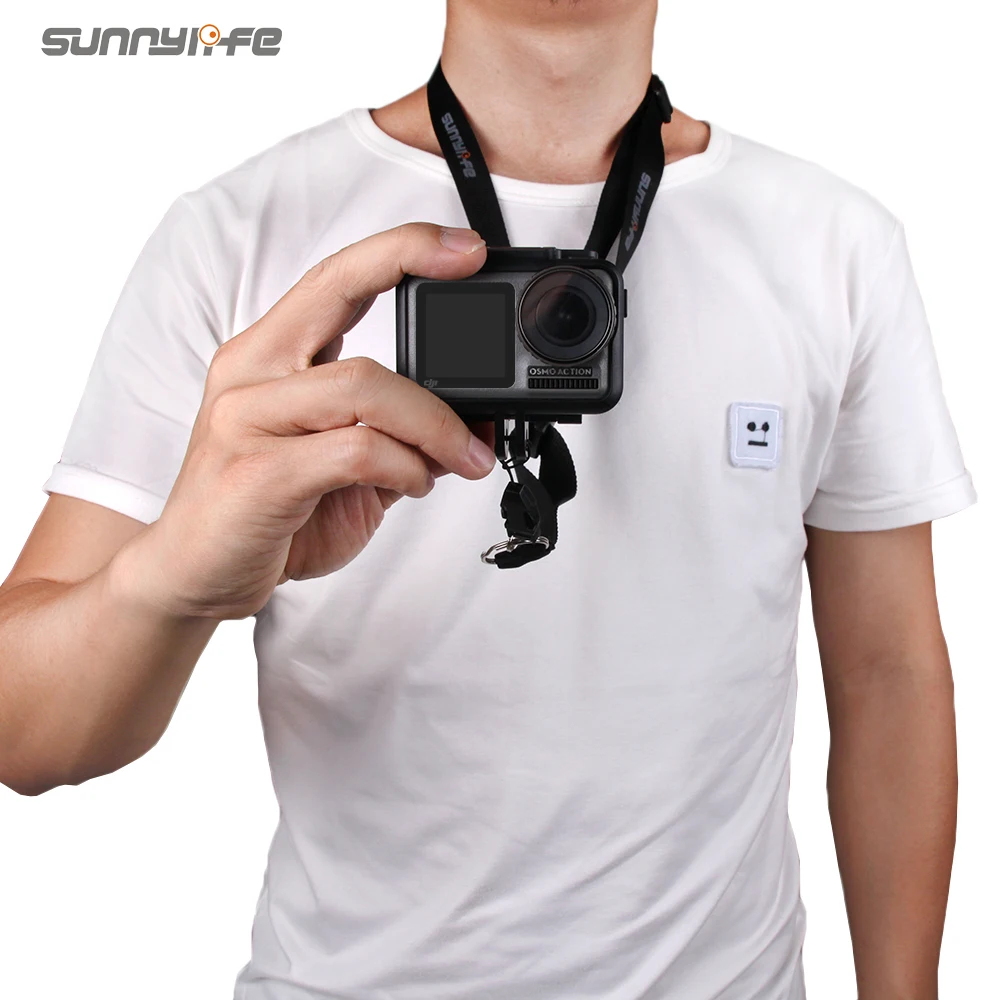 Sunnylife ремешок на шею для DJI OSMO ACTION GoPro 8 MAX Series