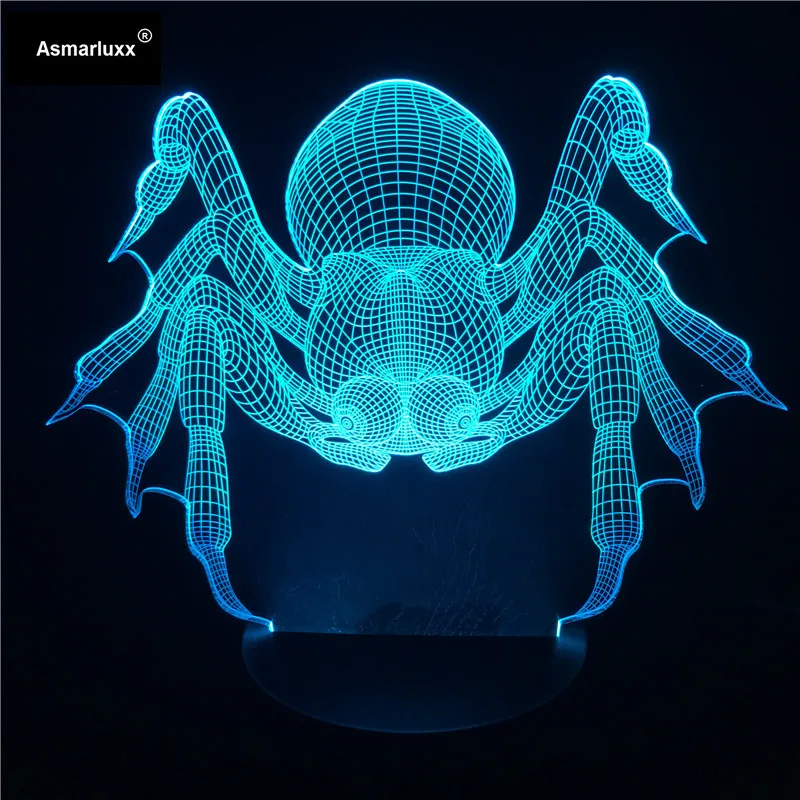Asmarluxx Spider 3d led lamp0005