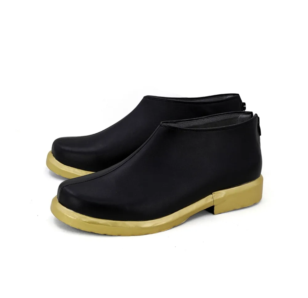 JoJo's Bizarre Adventure Jotaro Kujo Cosplay Boots Black Shoes Custom Made (3)