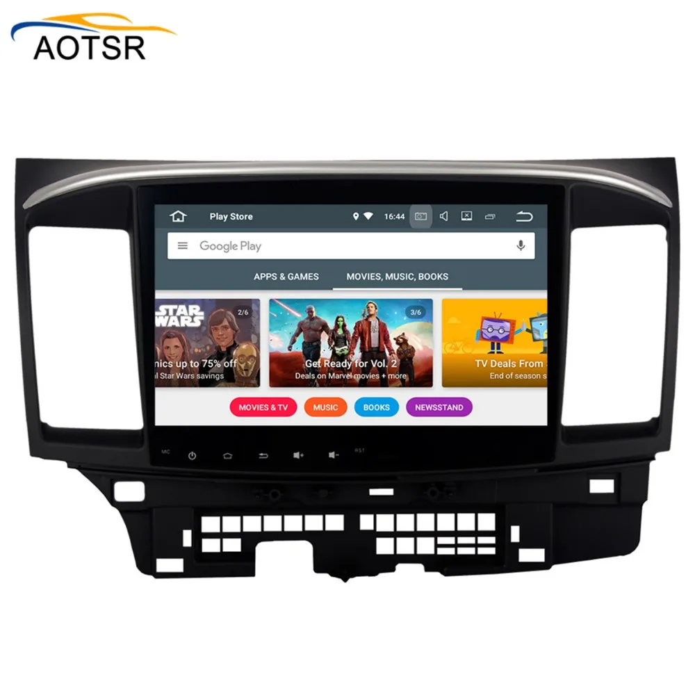 Flash Deal Android 8.0 car dvd Radio player For Mitsubishi Lancer 2007-2017 gps navigation car multimedia stereo head unit with 8 core 4+32 2