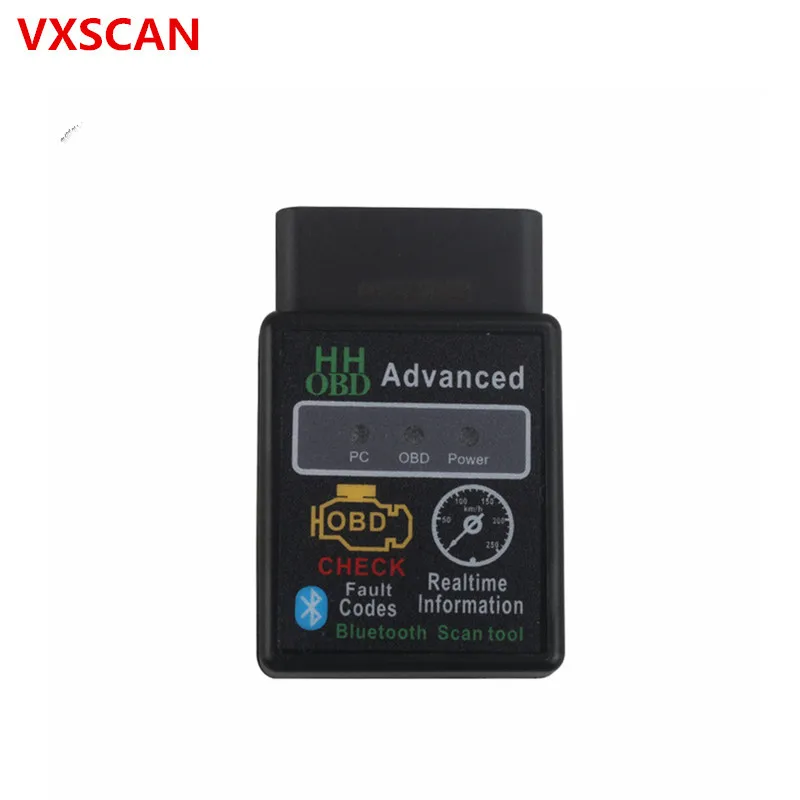 V2.1 Bluetooth ELM327 OBD HH OBDII Автомобильный диагностический сканер 3231 чип работает на