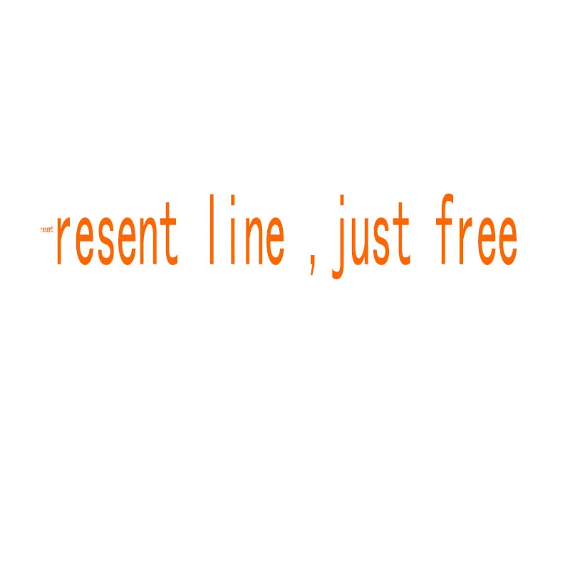 

resent line . free