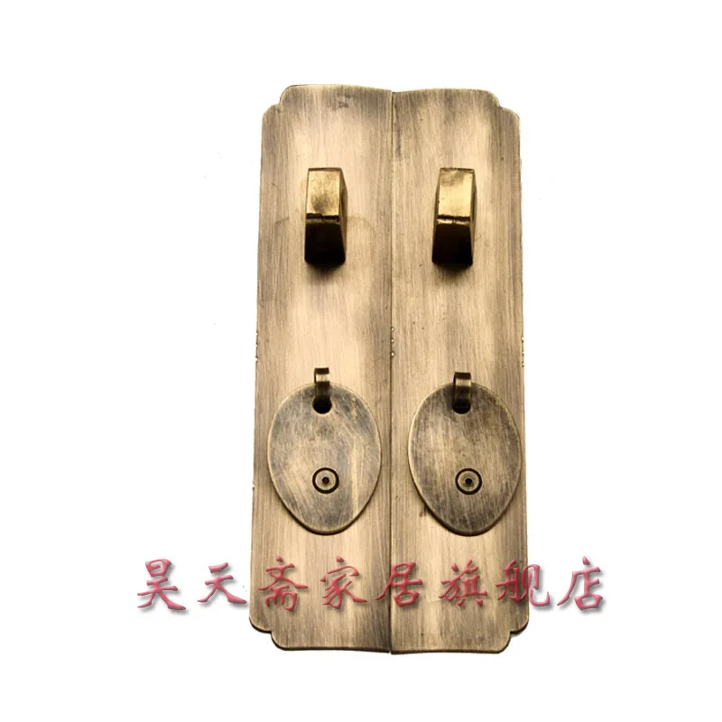 [Haotian vegetarian] coat Roof cabinet accessories / Ming and Qing antique furniture, brass fittings / Chinese decoration access
