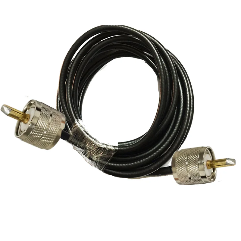 

UHF PL259 Male to UHF Male connector 5D-FB 50-5 Coaxial Cable RF Adapter Coax Cable 50Ohm 1/2/3m 5m 10m 15m