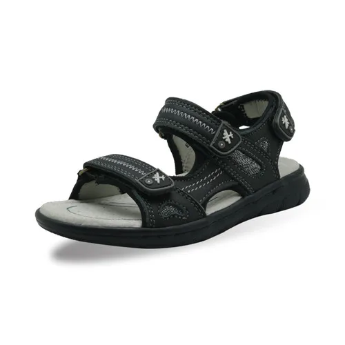 black orthopedic sandals