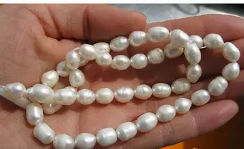 

classic 11-12m baroque white baroque pearl necklace