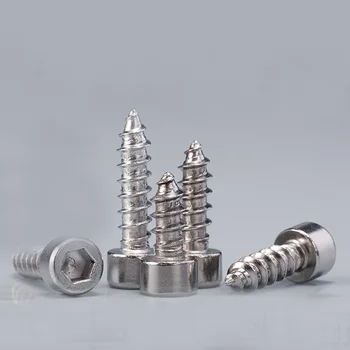 

30pcs M2.6 stainless steel bolt hexagon socket head bolts screw self tapping screws 5~16mm length