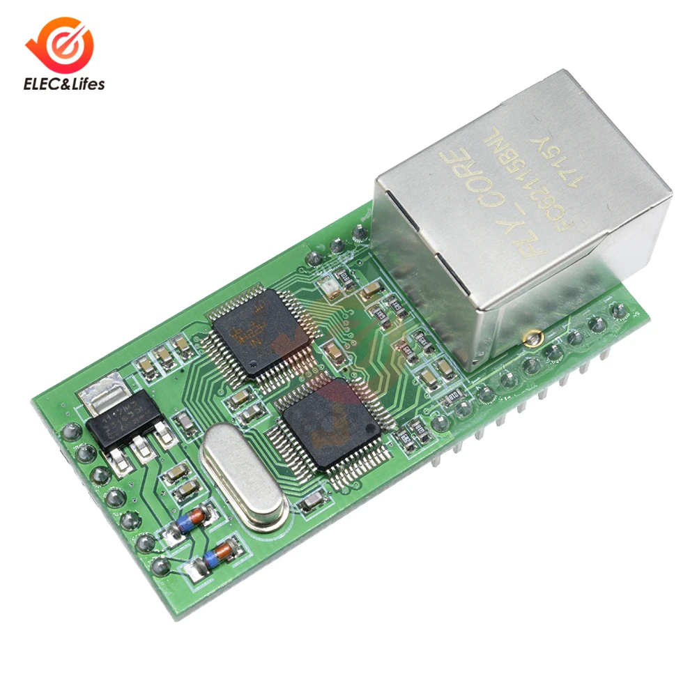 

Ethernet LAN to TTL RS232 Serial TTL to TCP / IP RJ45 Network Converter Adapter Board 18 IO Network Control Board Bidirectional
