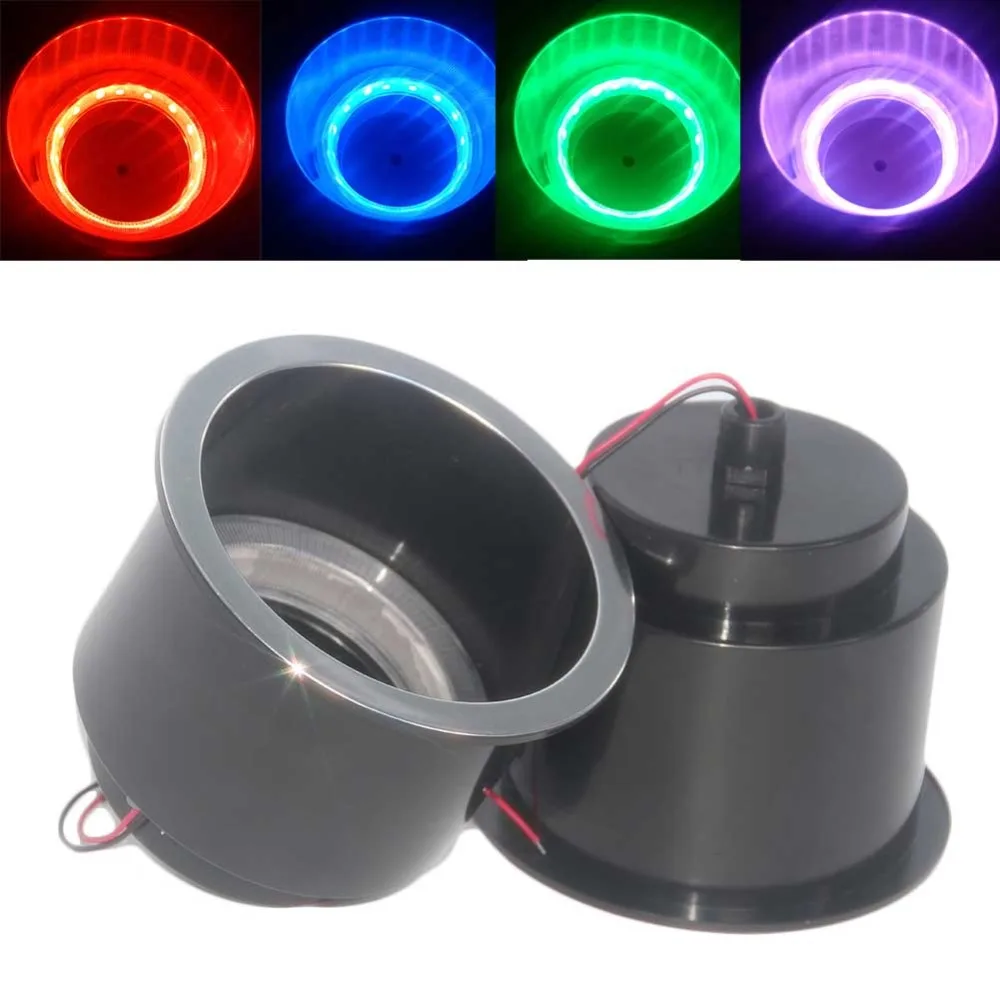 14 светодиодный RGB утопленный пластиковый стаканчик держатель для напитков