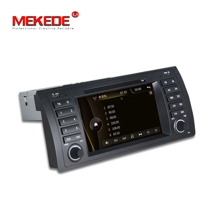 MEKEDE карта+ UI " автомобильный DVD gps для BMW/E39 X5 E53 с gps BT Радио RDS USB SD управление рулем