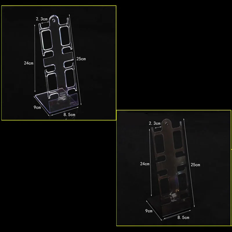 Портативный 4 слота пластиковые часы браслет Витрина Дисплей стенд держатель стойки