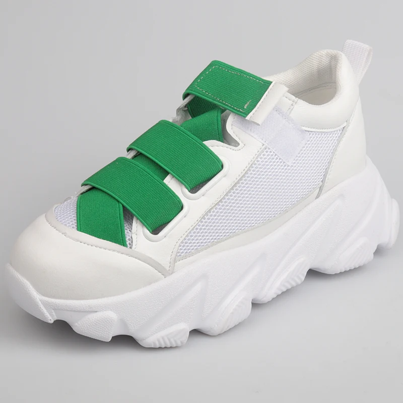 

MVP BOY 2019 Sneakers Women Height Increase Shoes White Casual Woman Comfort Breathable PU+Mesh Female Fashion Chunky Trainers