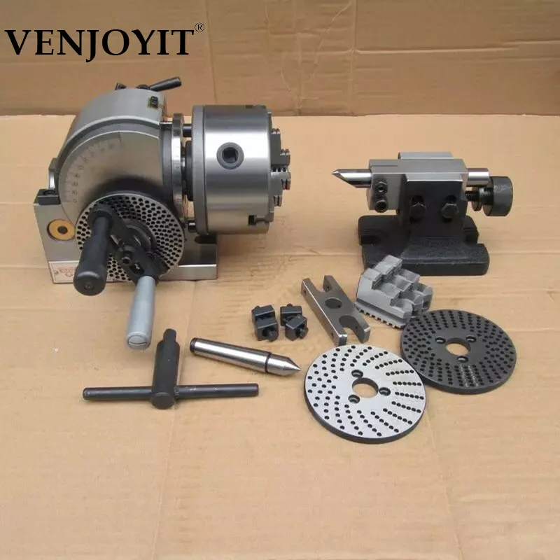 Хвостовая разделительная головка BS 0 Precision 3Jaw Chuck 125 мм с фрезерным комплектом