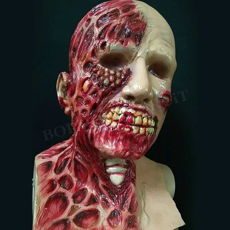 scary latex devil biochemical crisis zombie mask headgear horror ghost bloody mask for halloween carnival - Bloody Halloween Masks scary latex devil biochemical crisis zombie mask headgear horror ghost bloody mask for halloween carnival - Bloody Halloween Masks