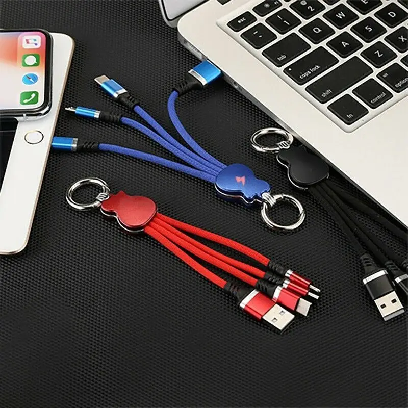 Новинка, высококачественный USB кабель, зарядное устройство, 3 в 1, Micro USB кабель для usb type C, кабели для мобильных телефонов, поддержка быстрой зарядки