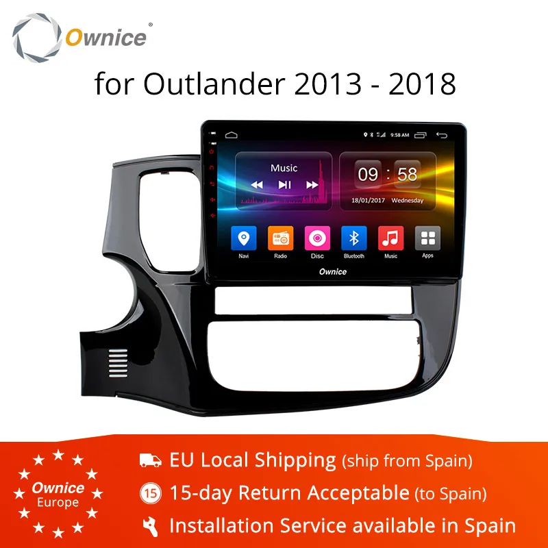 Ownice K1 K2 K3 1 DIN 2G + 32G 10 дюймов Android 9 0 автомобильный DVD gps для Mitsubishi Outlander автомобильное