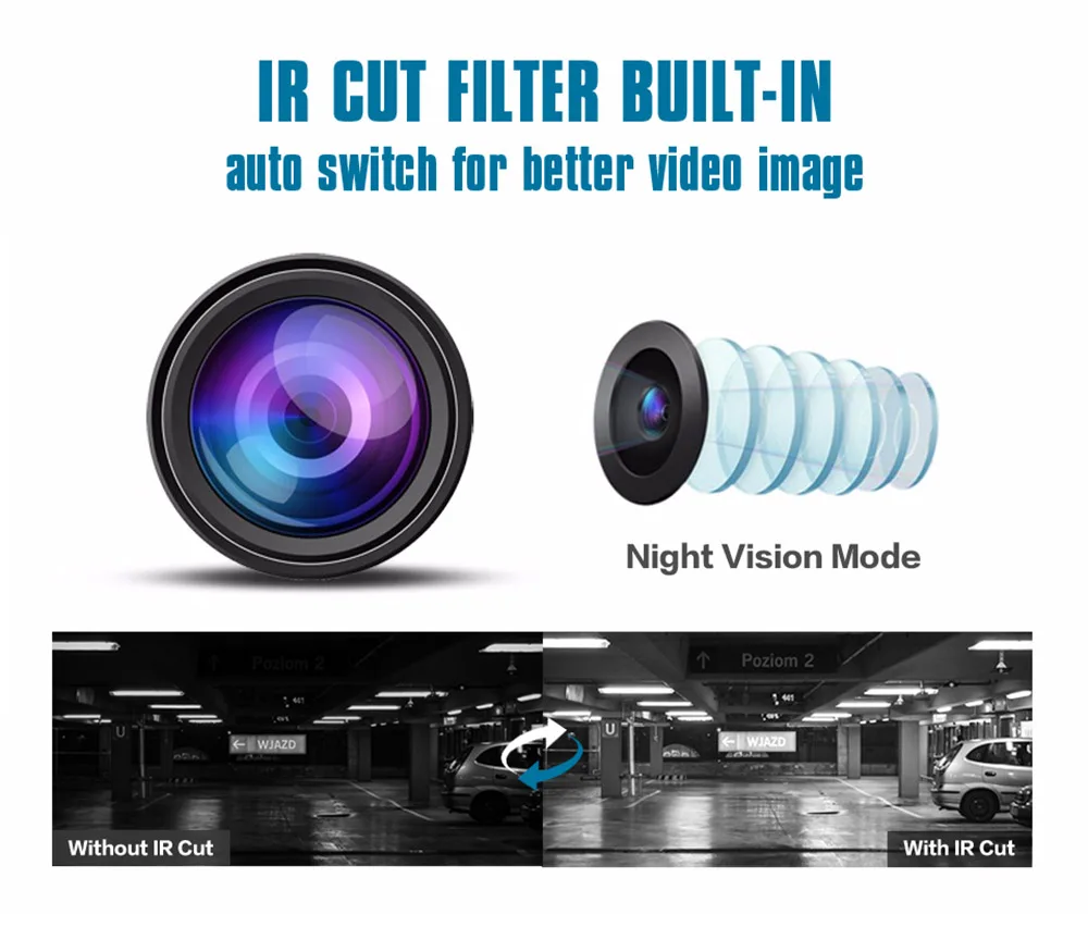 Wistino 1080P IP Camera Outdoor Wireless Metal Bullet 1MP Video Monitor CCTV Surveillance Security Camera WiFi Motion Detection V380 (5)