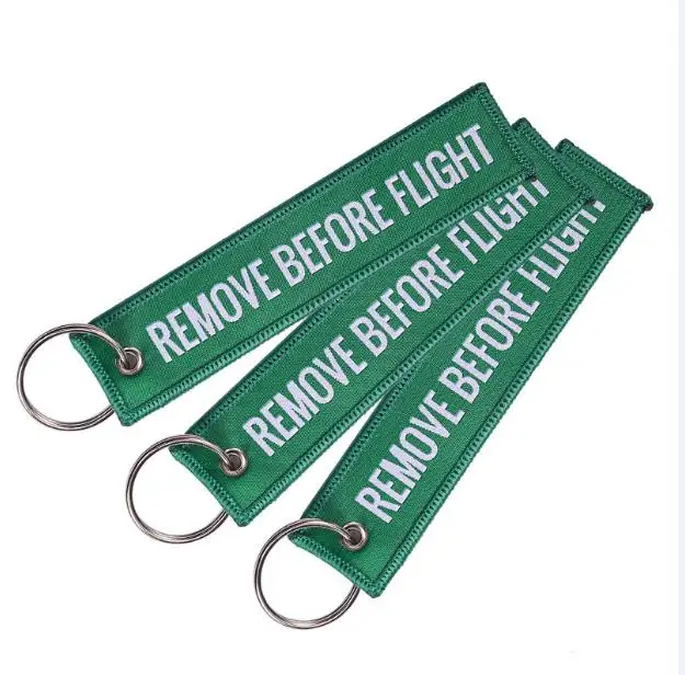 3 вещи/1 комплект, remove Before Flight пилот подарки цепочка для ключей с брелоком для мотоциклы ключи для автомобиля брелоков OEM Подарочный Брелок - Цвет: 3pcs green