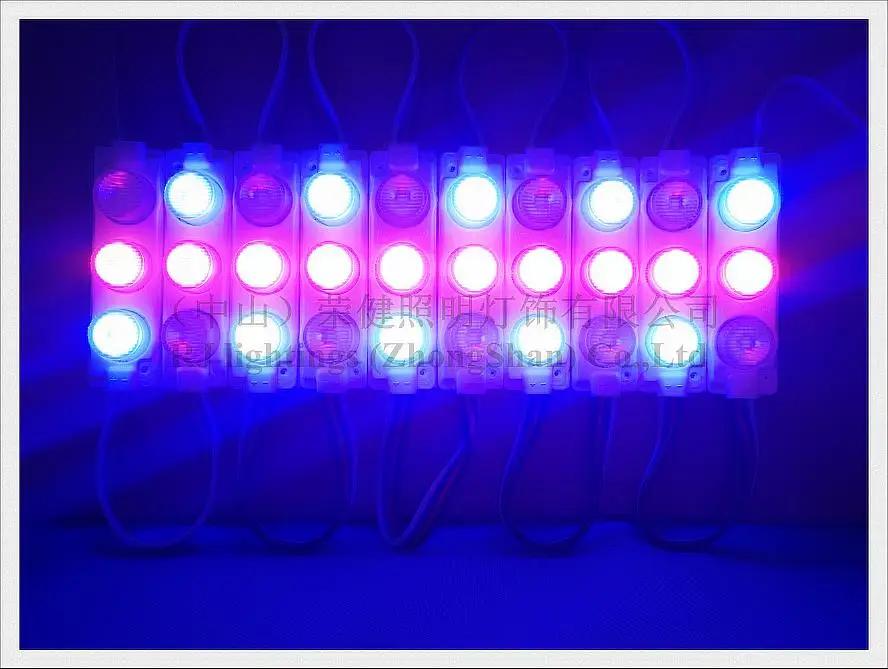 led module light injection 3030 3 led rgb (8)