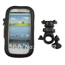 Велосипед Водонепроницаемый сумка для samsung S6/S5 руль велосипеда чехол для телефона держатель для Galaxy S5 S6(100 шт./лот