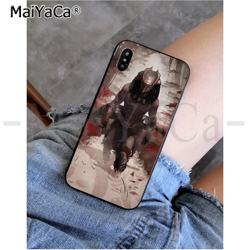 MaiYaCa Alien Vs Predator окрашенный чехол Стиль Мягкий чехол для телефона для Apple iPhone 8 7 6 6S Plus X XS MAX 5 5S SE XR - Цвет: 6