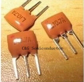 

20pcs LT10.7M ZTT crystal 10.7M ceramic resonator 10.7MHz crystal line 3pins