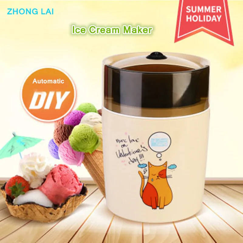 Ice Cream Maker Mini Ice Cream Making Machine Children DIYin Ice Cream