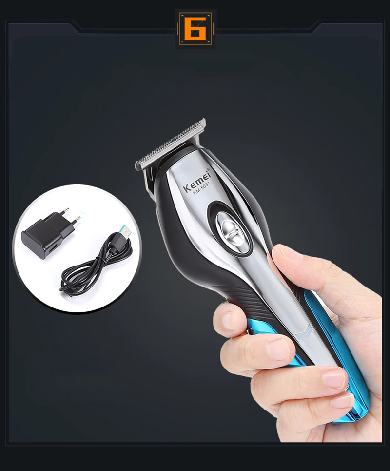 KM-5031 машинка для стрижки волос, бритва, бритва для мужчин, триммер для волос в носу и ушах, бритвенный станок, набор для ухода, набор, перезаряжаемая машинка для стрижки волос