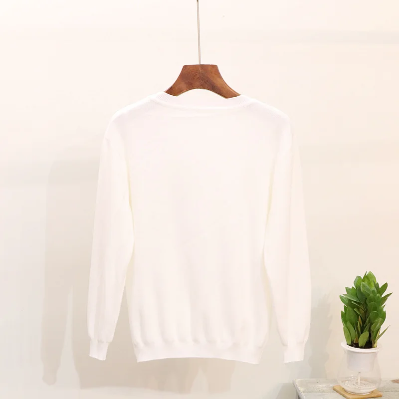 Black Women Knit Sweater 2018 Autumn Beaded Stereo Flower Fashion Bag Print Harajuku Long Sleeve Pullover Knit Sweater Female Sweaters