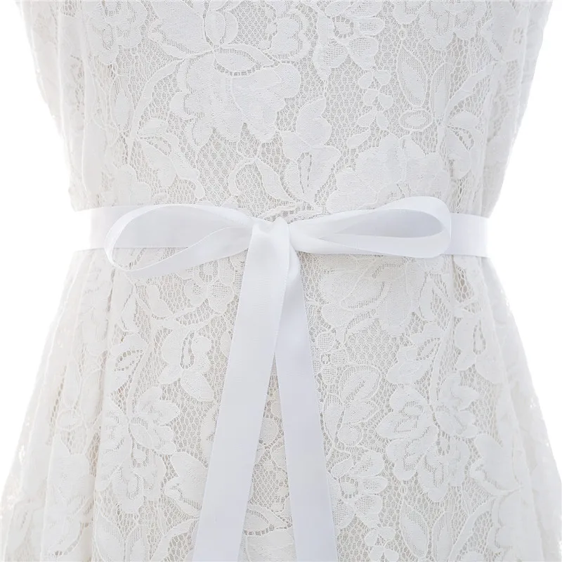 MOLANS Европейский простой крест-накрест бисероплетение свадебный пояс для свадебного платья Элегантный инкрустированный дрель ручной вязки шелковые ленты пояса - Цвет: Белый