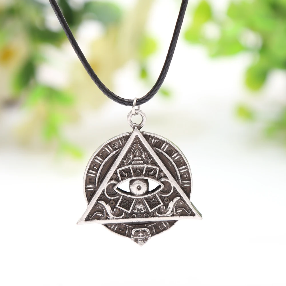 

Mayan Pyramid All Seeing Eye Mayan Icon Pagan Wicca Pendant Necklace Spiritual Amulet Necklace Talisman 4027