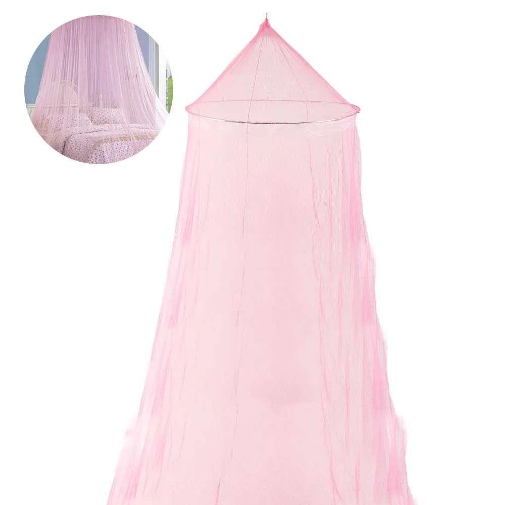 Elegant Hung Dome Mosquito Nets For Summer Polyester Mesh Fabric Home